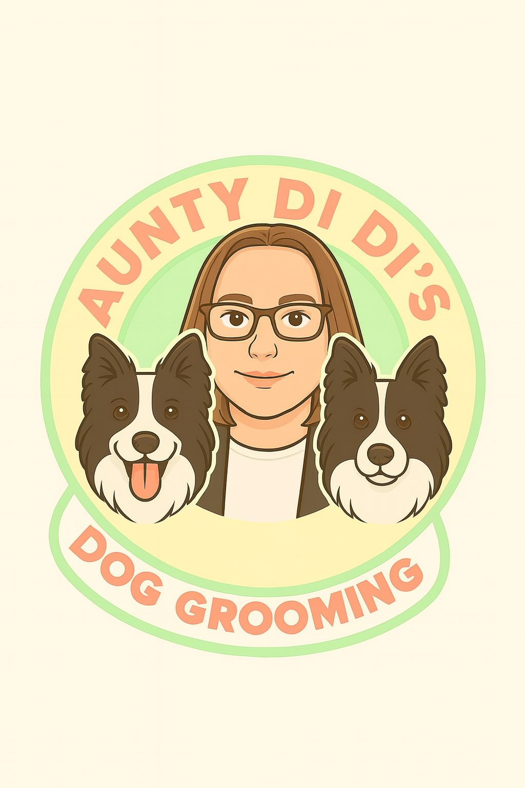 Aunty Di Di's Dog Grooming Logo